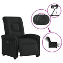 Relaxsessel Elektrisch Stoff Schwarz