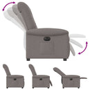 Relaxsessel Elektrisch Stoff Taupe
