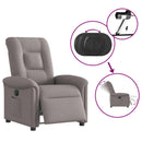 Relaxsessel Elektrisch Stoff Taupe
