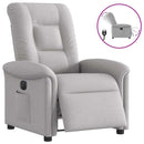 Massagesessel Stoff Wolkengrau