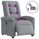 Relaxsessel Elektrisch Stoff Hellgrau