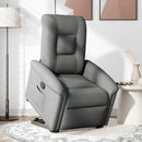 Relaxsessel Mit Aufstehhilfe Stoff Dunkelgrau