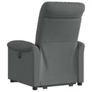 Relaxsessel Mit Aufstehhilfe Stoff Dunkelgrau