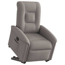 Relaxsessel Mit Aufstehhilfe Elektrisch Stoff Taupe