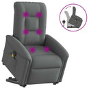 Relaxsessel Mit Aufstehhilfe Stoff Dunkelgrau