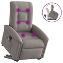 Relaxsessel Mit Aufstehhilfe Elektrisch Stoff Taupe