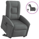 Relaxsessel Mit Aufstehhilfe Stoff Dunkelgrau