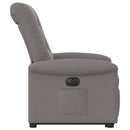 Relaxsessel Mit Aufstehhilfe Elektrisch Stoff Taupe