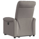 Relaxsessel Mit Aufstehhilfe Elektrisch Stoff Taupe