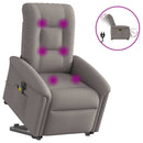 Relaxsessel Mit Aufstehhilfe Elektrisch Stoff Taupe