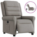 Relaxsessel Elektrisch Stoff Taupe