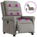 Relaxsessel Elektrisch Stoff Taupe