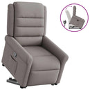 Relaxsessel Mit Aufstehhilfe Stoff Taupe