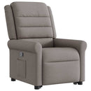 Relaxsessel Mit Aufstehhilfe Stoff Taupe