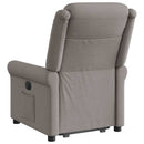Relaxsessel Mit Aufstehhilfe Stoff Taupe