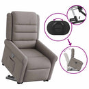 Relaxsessel Mit Aufstehhilfe Stoff Taupe