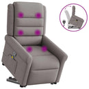 Relaxsessel Mit Aufstehhilfe Stoff Taupe
