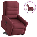 Relaxsessel Mit Aufstehhilfe Elektrisch Stoff Weinrot