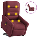 Relaxsessel Mit Aufstehhilfe Elektrisch Stoff Weinrot