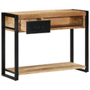 Konsolentisch 100X35X75 Cm Raues Massivholz Mango