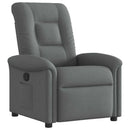 Relaxsessel Stoff Dunkelgrau