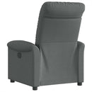 Relaxsessel Stoff Dunkelgrau