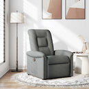 Relaxsessel Stoff Dunkelgrau