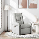 Massagesessel Stoff Wolkengrau