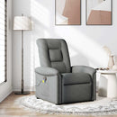Relaxsessel Stoff Dunkelgrau