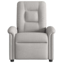 Massagesessel Stoff Wolkengrau