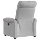 Massagesessel Stoff Wolkengrau