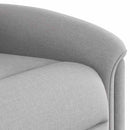 Massagesessel Stoff Wolkengrau