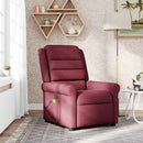 Relaxsessel Elektrisch Stoff Weinrot