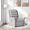 Relaxsessel Stoff Wolkengrau