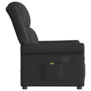 Massagesessel Glänzendes Kunstleder Schwarz