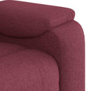 Relaxsessel Stoff Weinrot