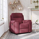 Relaxsessel Stoff Weinrot