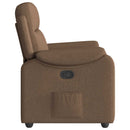 Relaxsessel Stoff Braun