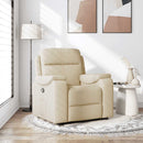 Relaxsessel Stoff Creme