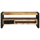 Couchtisch 90X50X36 Cm Raues Massivholz Mango