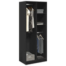 Kleiderschrank Holzwerkstoff Schwarz