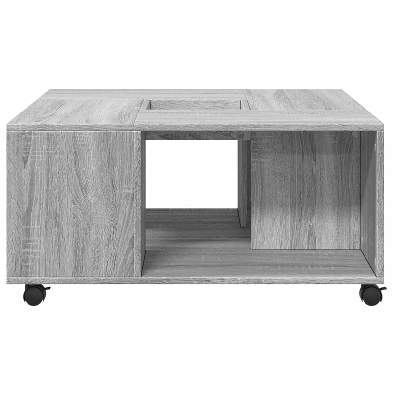 Couchtisch Grau Sonoma 80x80x40 cm Holzwerkstoff