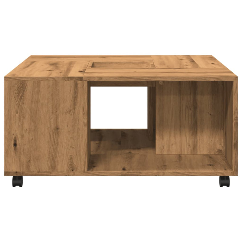 Couchtisch Artisan-Eiche 80x80x40 cm Holzwerkstoff