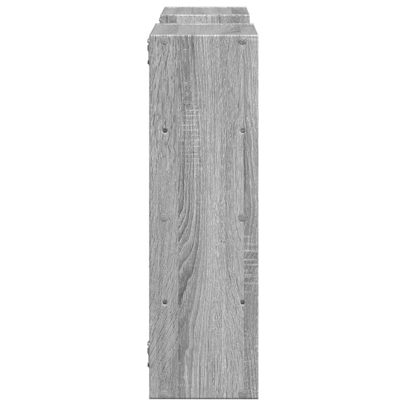 Wandregal Grau Sonoma 96x18x60 cm Holzwerkstoff