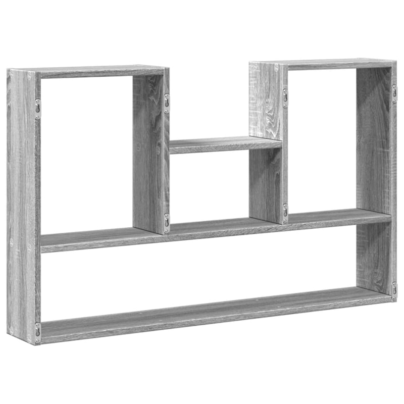 Wandregal Grau Sonoma 99x15x60 cm Holzwerkstoff