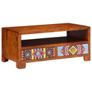 Couchtisch 90X50X40 Cm Massivholz Akazie