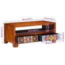 Couchtisch 90X50X40 Cm Massivholz Akazie