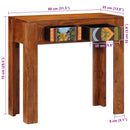 Konsolentisch 80X35X75 Cm Massivholz Akazie