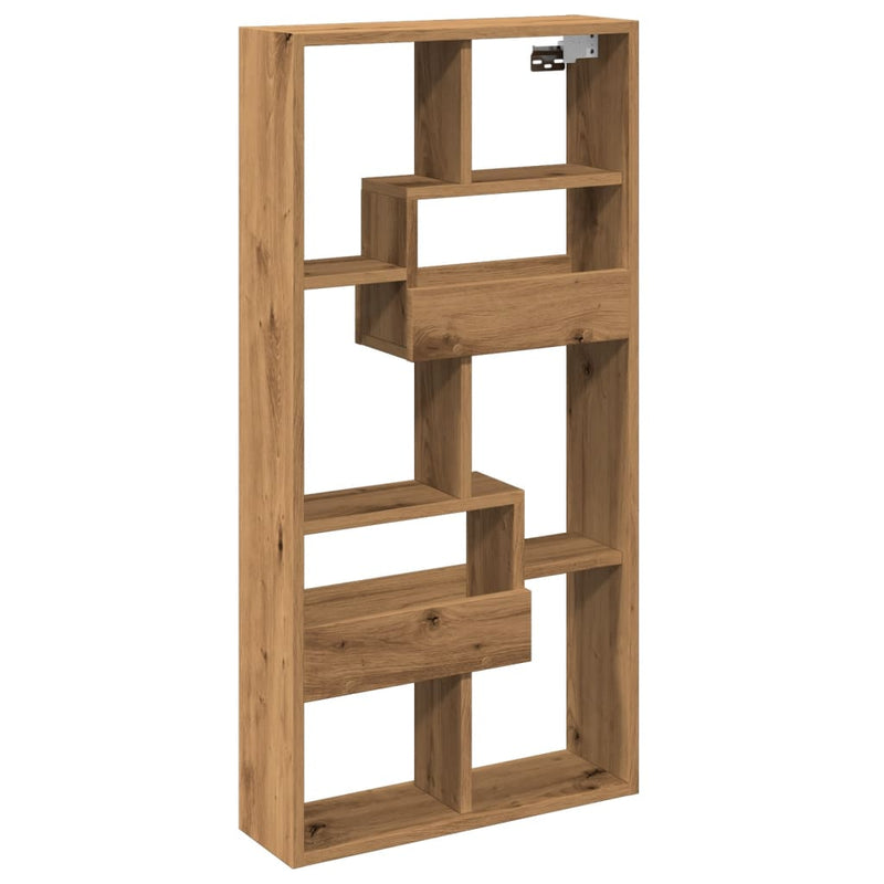 Wandschrank Artisan-Eiche 50x15x100 cm Holzwerkstoff