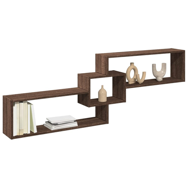 Wandschrank 158x18x53 cm Eichen-Optik Holzwerkstoff